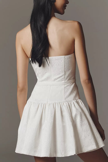 Hutch Junie Strapless Belted Mini Dress