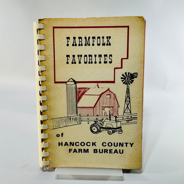Farmfolk Favorites of Hancock County Farm Bureau 1977 Second Edition Ohio Cookbook