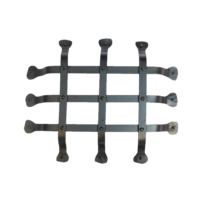 Flat Bar Flat Tip Speakeasy Grille - 16-1/4" x 13-1/2" - 6 Bars - Multiple Finishes Available - Sold Individually
