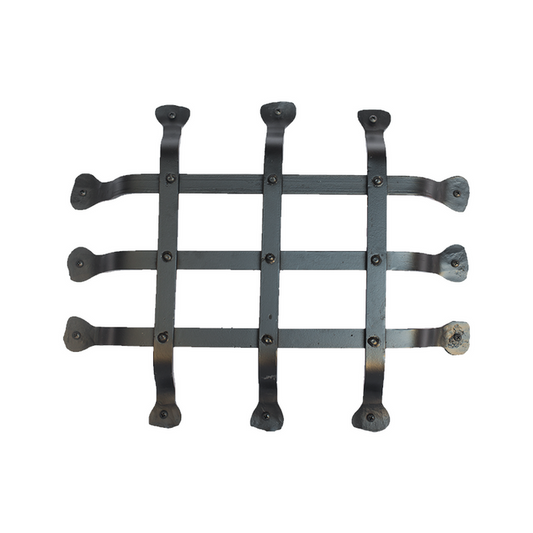 Flat Bar Flat Tip Speakeasy Grille - 16-1/4" x 13-1/2" - 6 Bars - Multiple Finishes Available - Sold Individually