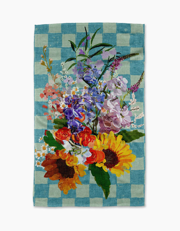 Flower Bouquet Tea Towel