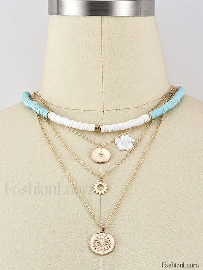 Flower Layer Necklace