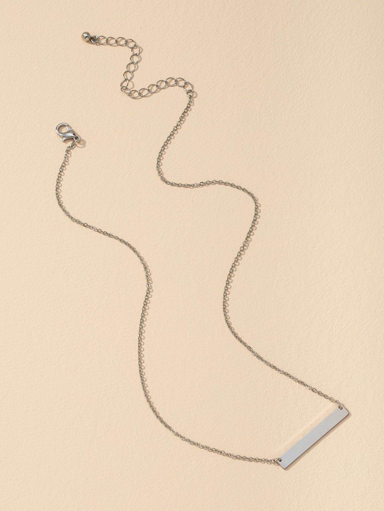 Gold Geometric Charm Necklace for Women