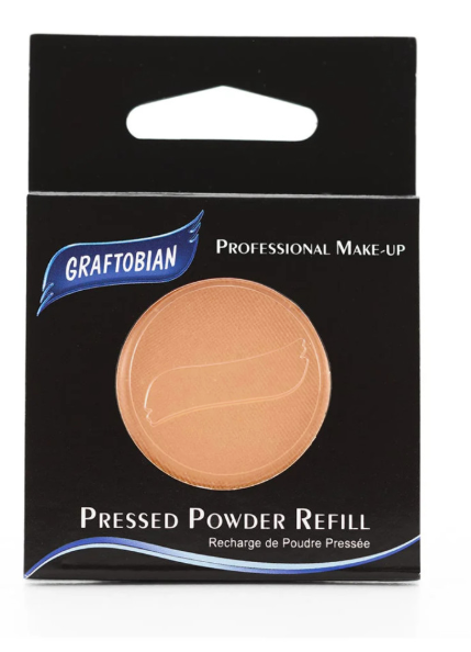 Graftobian Pro Powder Foundation Refills, Ultra HD Pressed Powder (Healthy Tan)