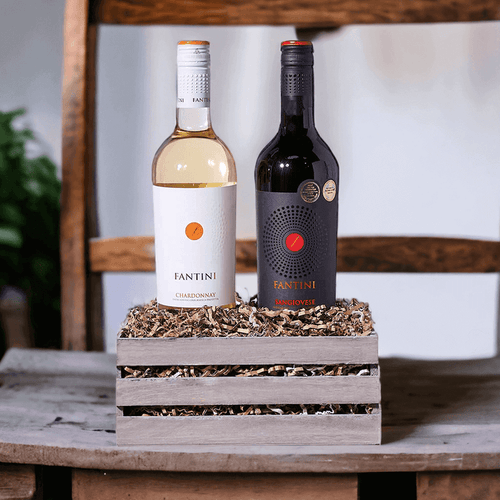Italian Pugliese Red & White Wine Duo Gift from Monthly Sommelier USA - Wine Gift - USA Delivery