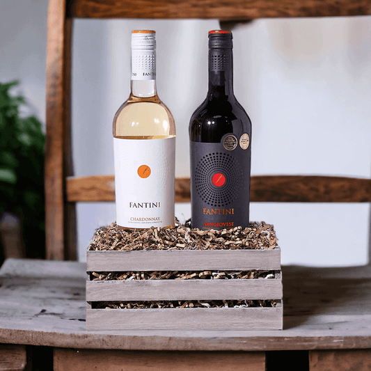 Italian Pugliese Red & White Wine Duo Gift from Monthly Sommelier USA - Wine Gift - USA Delivery