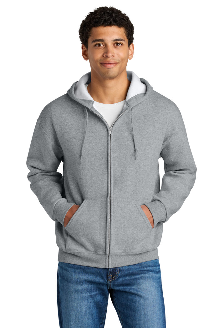 Jerzees Rugged™ Unisex Full-Zip Hooded Sweatshirt Z12M