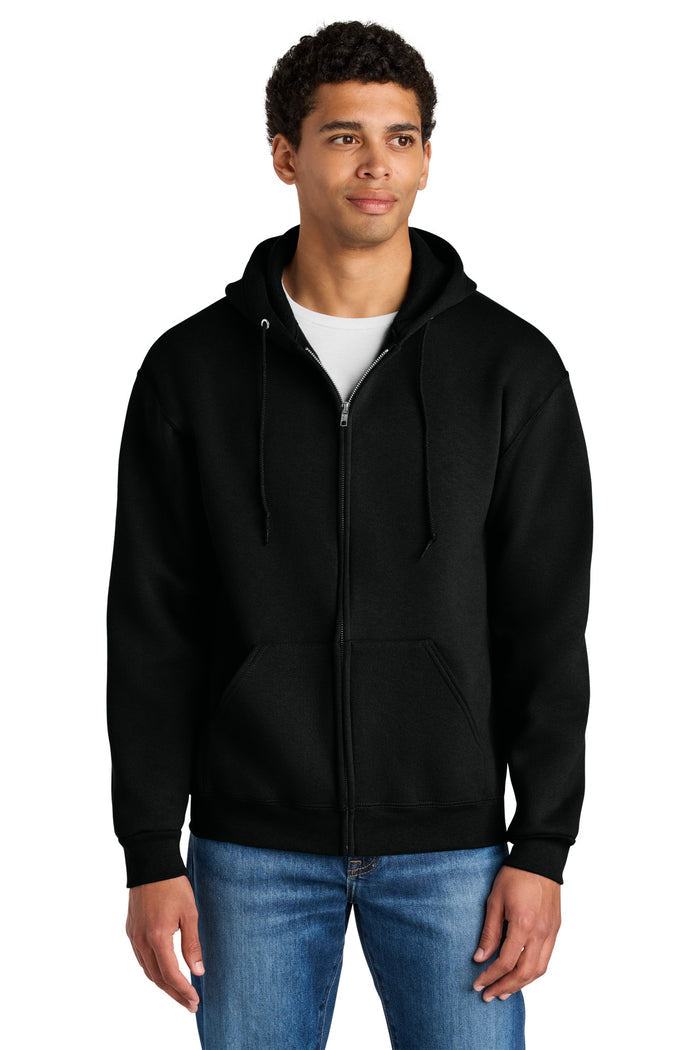 Jerzees Rugged™ Unisex Full-Zip Hooded Sweatshirt Z12M