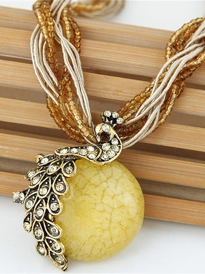 necklace Ethnic Style Street Gem Necklaces for Women