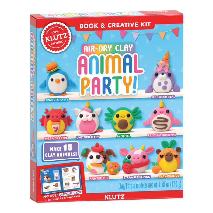 Klutz Air Dry Clay Animal Party!