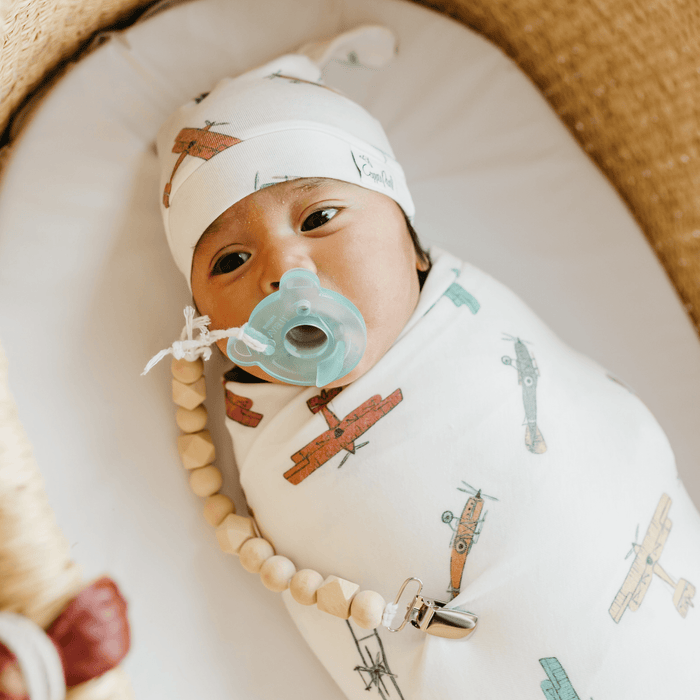 Knit Swaddle Blanket - Ace