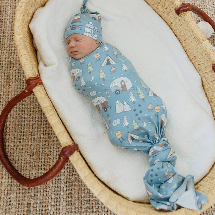Knit Swaddle Blanket - Bridger