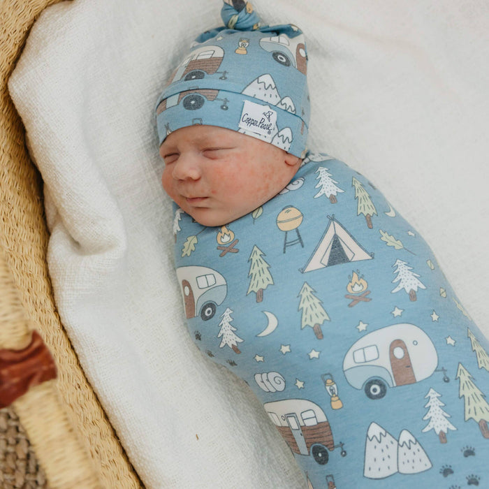 Knit Swaddle Blanket - Bridger