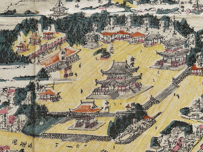 Koyasan ryakuzu  by Asai Koei / BJ324-303