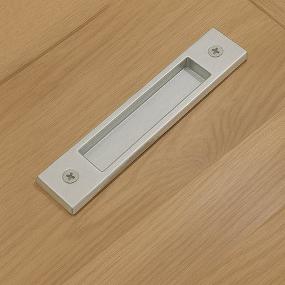 Large Flush Pull Barn Door Handle -Sleek Modern Finger Pull Handle  - "Easy Mount" - Multiple Finishes Available