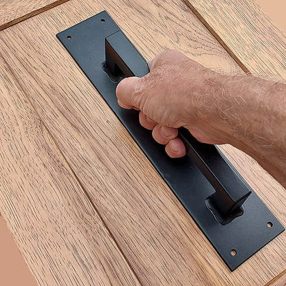 Large Rectangular Pull - 9" Inch - Multiple Finishes Available - Sold Individually