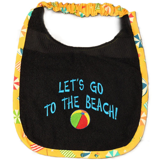 Let's go to the beach, Drool Bib