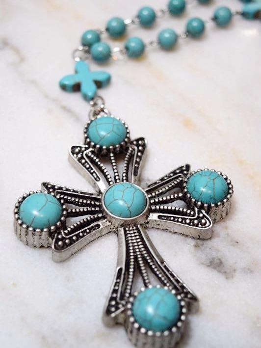 Love Like Mine Necklace - Turquoise for Women