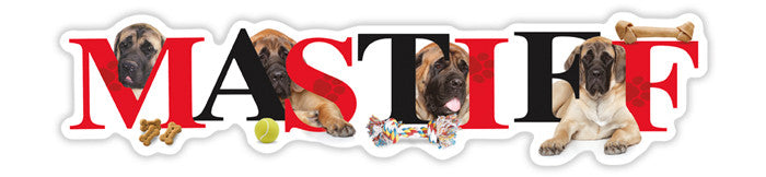 Mastiff Alphapet - Magnet