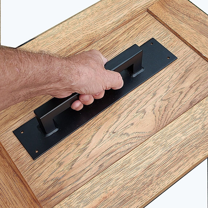Medium Rectangular Pull - 8" Inch - Multiple Finishes Available - Sold Individually