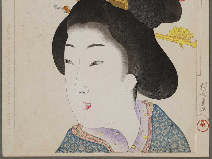 Meiji  from the series Jidai kagami by Yoshu Chikanobu / BJ331-520