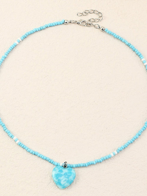 necklace Active Party Heart Necklaces / Blue / Fall / Winter / Spring / Summer for Women