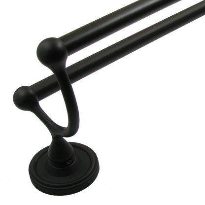 Midtowne Double Towel Bar - 24" Inch - Multiple Finishes Available - Sold Individually