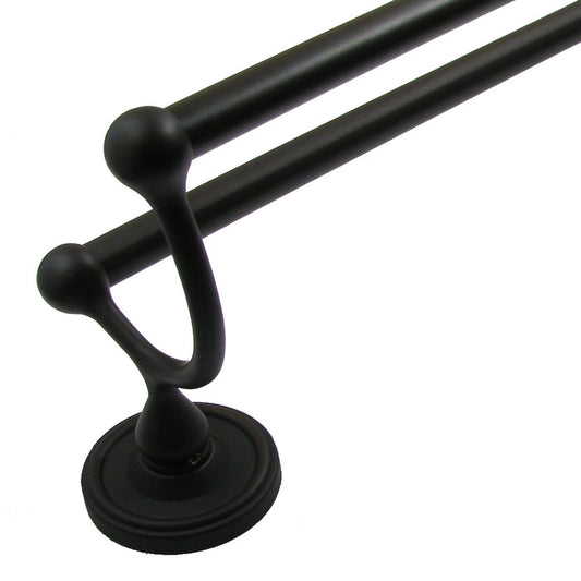 Midtowne Double Towel Bar - 24" Inch - Multiple Finishes Available - Sold Individually