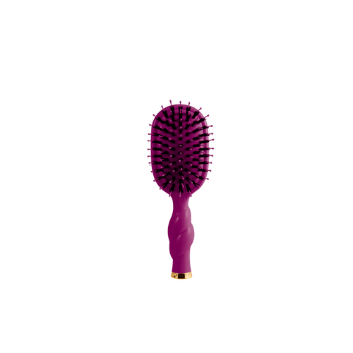 Mini Boar Bristle Hair Brush - Mulberry