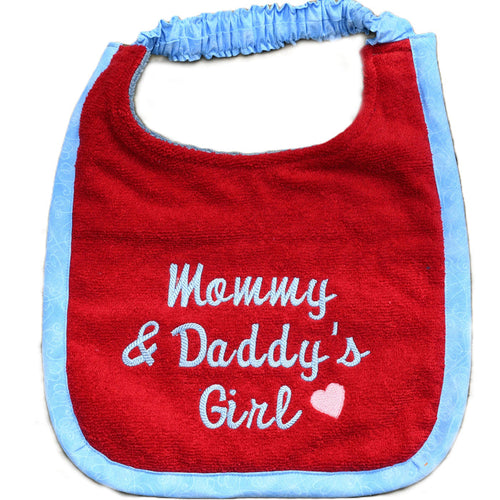 Mommy & Daddy's Girl, Drool Bib