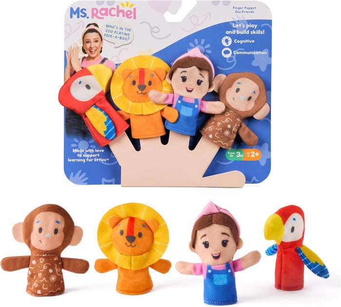 Ms. Rachel Finger Puppets - Zoo Friends