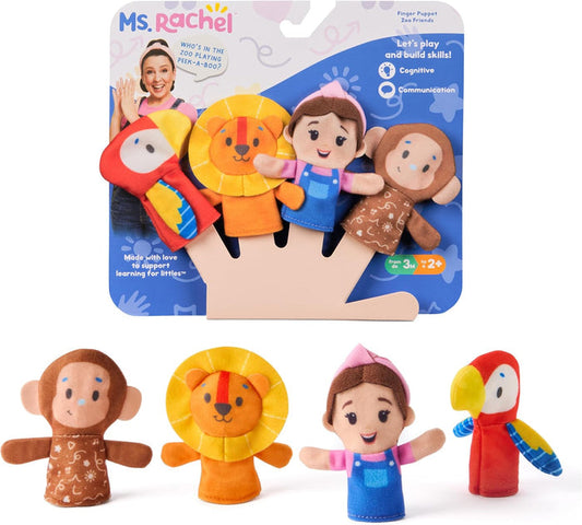 Ms. Rachel Finger Puppets - Zoo Friends