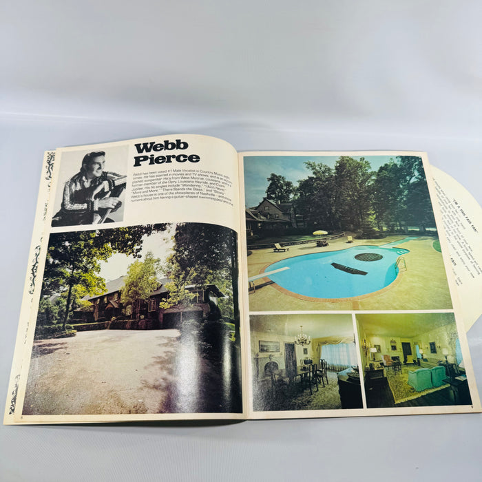 Music City's Homes of the Stars — Country Music Bundle H. Jackson Brown, Jr. | 1975 & 1977 | Vintage Nashville Memorabilia