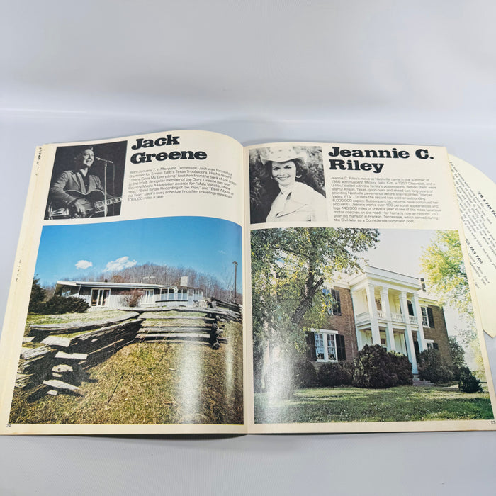 Music City's Homes of the Stars — Country Music Bundle H. Jackson Brown, Jr. | 1975 & 1977 | Vintage Nashville Memorabilia