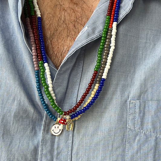 Novelty Charm Beaded Necklace