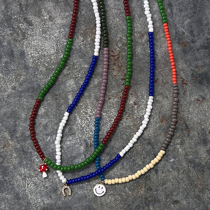 Novelty Charm Beaded Necklace