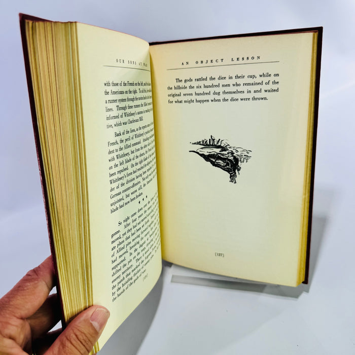 Our Sons at War by Lee McCollum 1940 Hardcover WWII Military History Illustrated Book