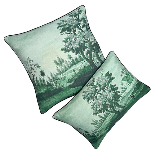 PATCH NYC Italian Landscape Emerald Decorative Pillows