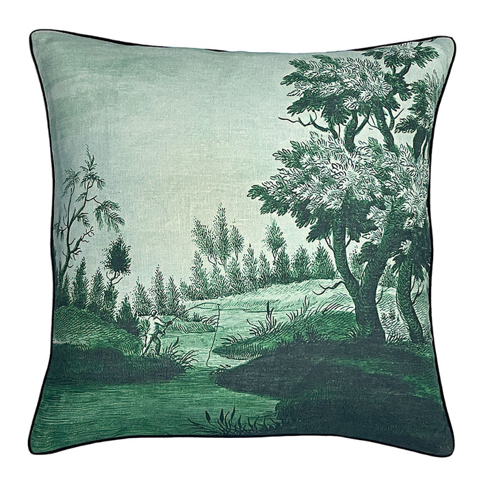 PATCH NYC Italian Landscape Emerald Decorative Pillows