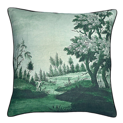 PATCH NYC Italian Landscape Emerald Decorative Pillows