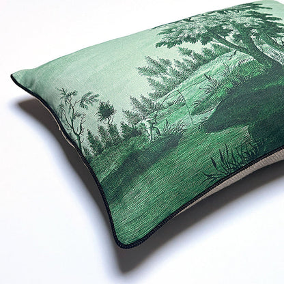 PATCH NYC Italian Landscape Emerald Decorative Pillows