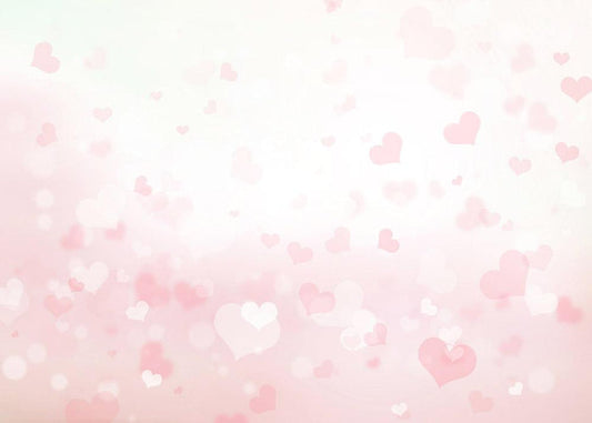Pink Sparkle Hearts With Bokeh Background Photography Backdrop J-0168 Shopbackdrop