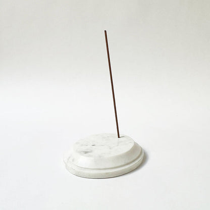 Polished Marble Incense Burner: Oval