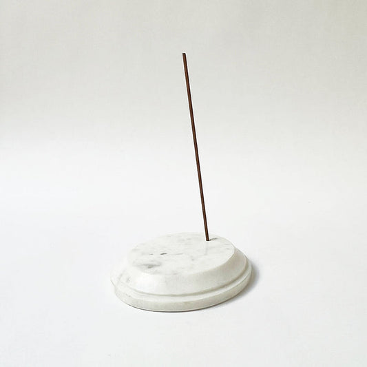 Polished Marble Incense Burner: Oval