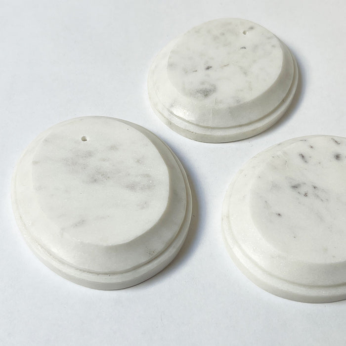 Polished Marble Incense Burner: Oval