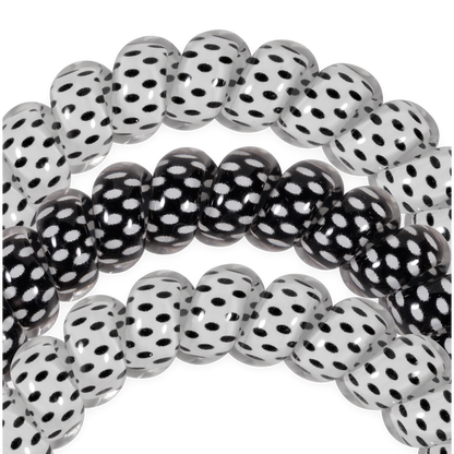 Polka Dot Party Large Hair Ties