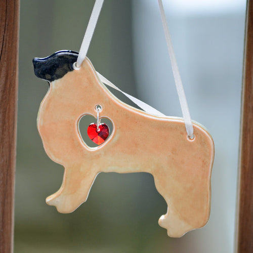 "Porcelain Leonberger Ornament"