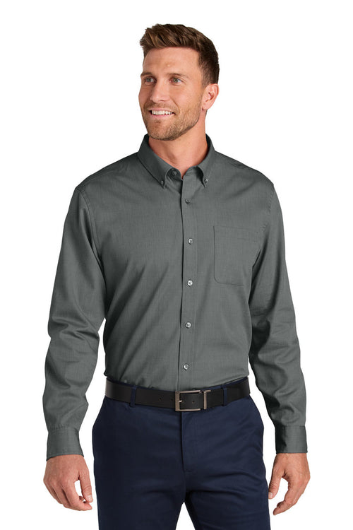Port Authority® Long Sleeve Nailhead Easy Care Shirt W816