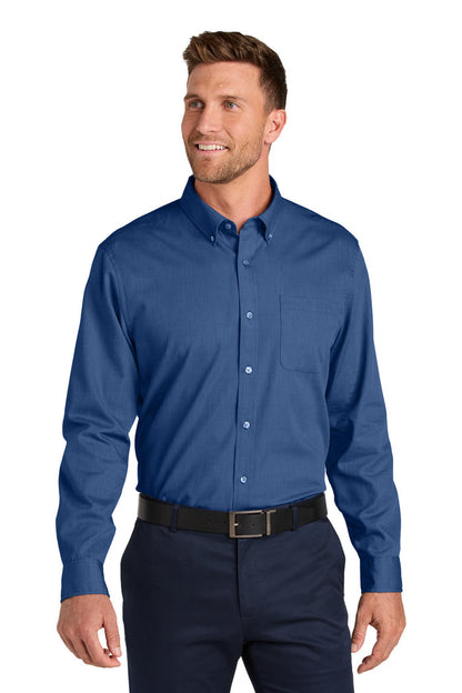Port Authority® Long Sleeve Nailhead Easy Care Shirt W816