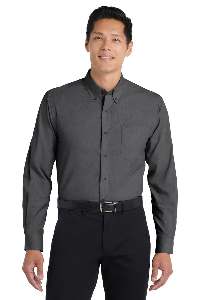 Port Authority® Tall Crosshatch Easy Care Shirt. TLS640